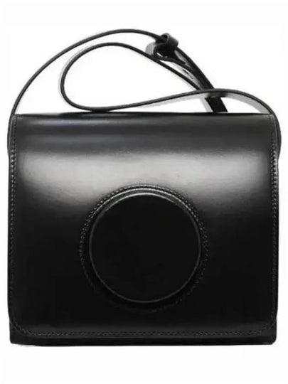 Women's Vegetable Tanned Leather Camera Cross Bag Black - LEMAIRE - BALAAN 2