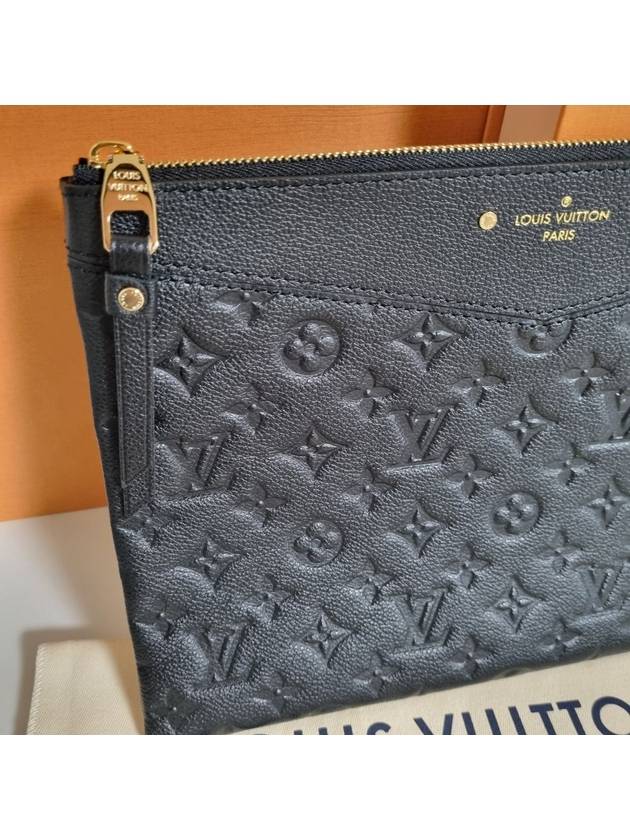 Monogram Daily Empreinte Pouch Bag Black - LOUIS VUITTON - BALAAN 10