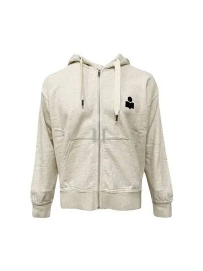 Markus Logo Zip Up Hoodie Ecru - ISABEL MARANT - BALAAN 2