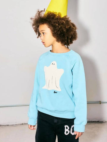 children s sweatshirt Bobo Funny Ghost ranglan sleeve B224AC051 brushed - BOBO CHOSES - BALAAN 1