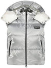 EPIPOLI SILVER Padded Vest VDDV25235K0001 SIL - DUVETICA - BALAAN 2