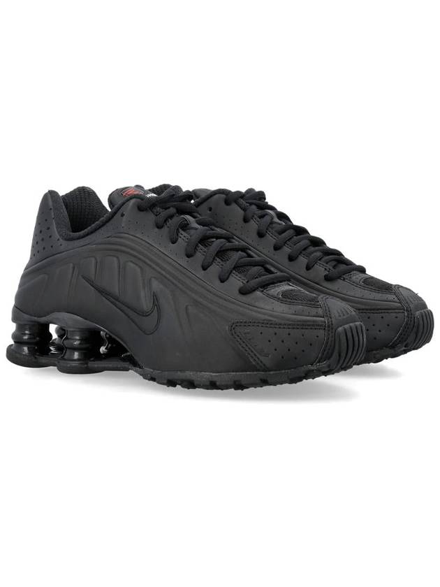 Shox R4 Low Top Sneakers Black - NIKE - BALAAN 3