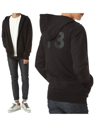 Y 3 U CL ZIP HOODIE hooded zip-up FJ0344 - YOHJI YAMAMOTO - BALAAN 1