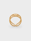 Triomphe Logo Ring Gold - CELINE - BALAAN 5