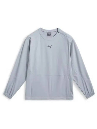 Active Woven Crew Neck Sweatshirt Grey - PUMA - BALAAN 1