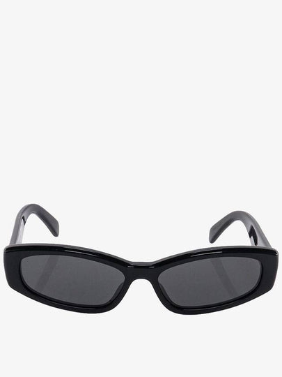 Eyewear Rectangular S252 Sunglasses Black - CELINE - BALAAN 2