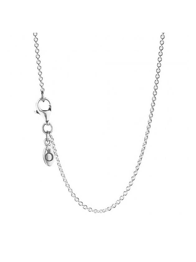 Women's Classic Cable Chain Necklace Silver - PANDORA - BALAAN 1