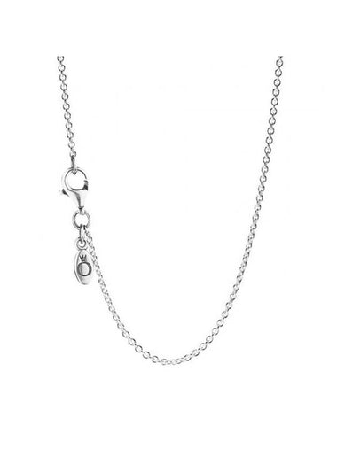 Women's Classic Cable Chain Necklace Silver - PANDORA - BALAAN 1