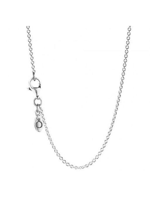 Women's Classic Cable Chain Necklace Silver - PANDORA - BALAAN 1