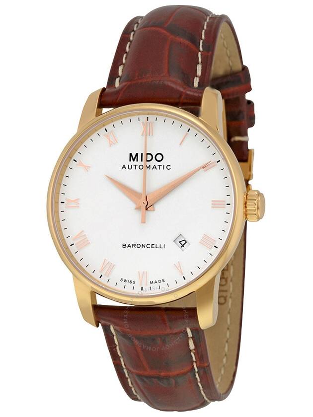 Mido Baroncelli II Automatic White Dial Men's Watch M86002268 - MIDO - BALAAN 1