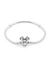 Moments Pave Minnie Mouse Clasp Snake Chain Bracelet Silver - PANDORA - BALAAN 3