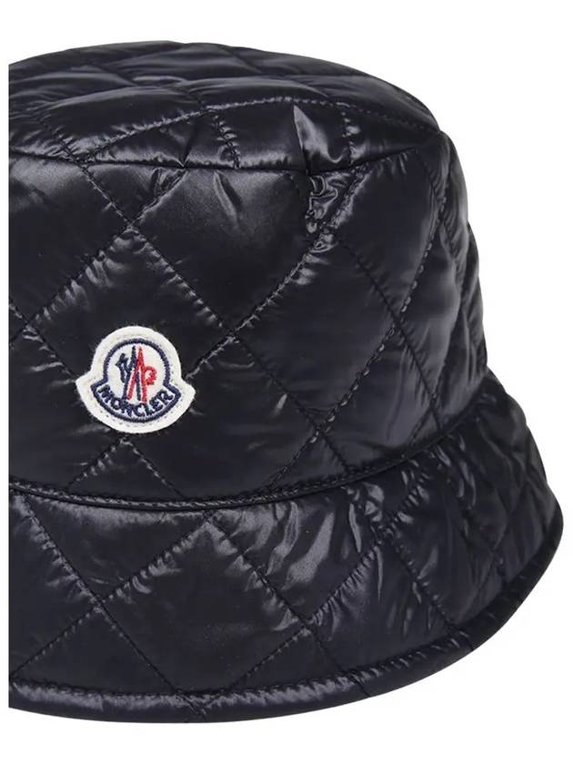 Quilted bucket hat black 3B00023 788LD - MONCLER - BALAAN 3