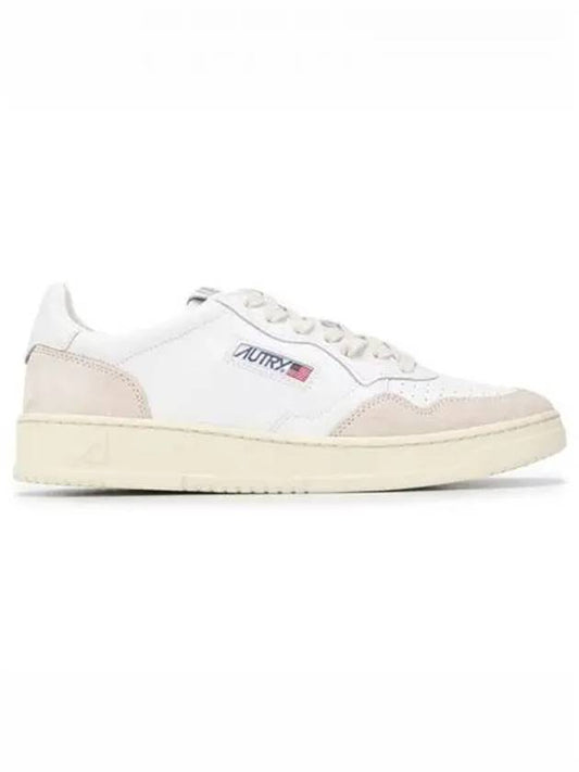 Medalist Suede Low Top Sneakers White - AUTRY - BALAAN 2