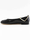 Classic ballerina flat shoes pearl strap black G38986 - CHANEL - BALAAN 4