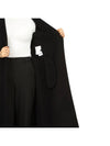 Esturia Long Single Coat Black - MAX MARA - BALAAN 10