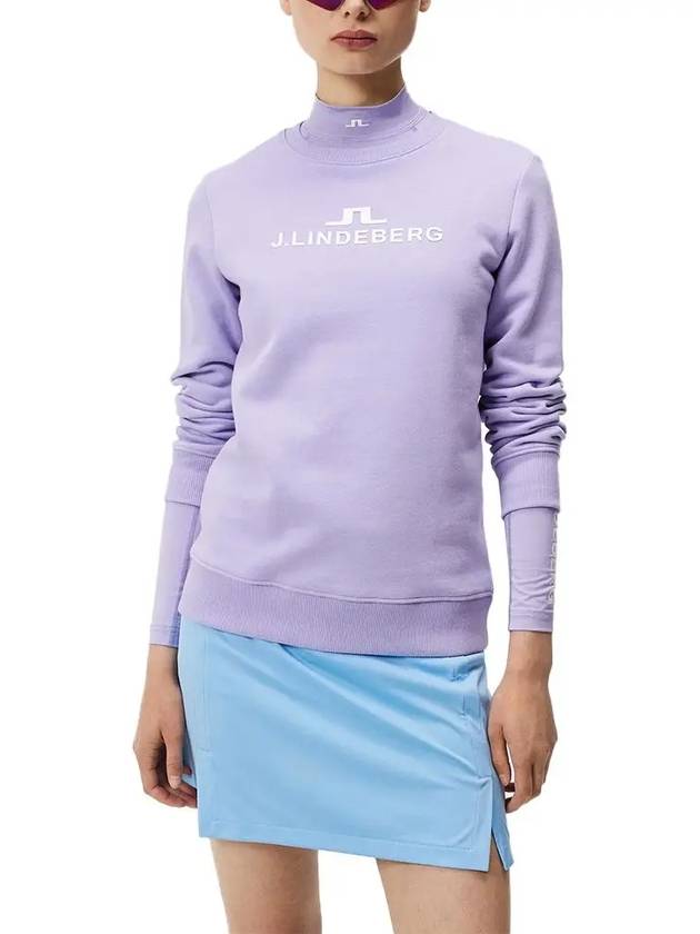 W Alpha Crew Neck AWJS08993 Q066 Women's Alpha Crew Neck - J.LINDEBERG - BALAAN 3