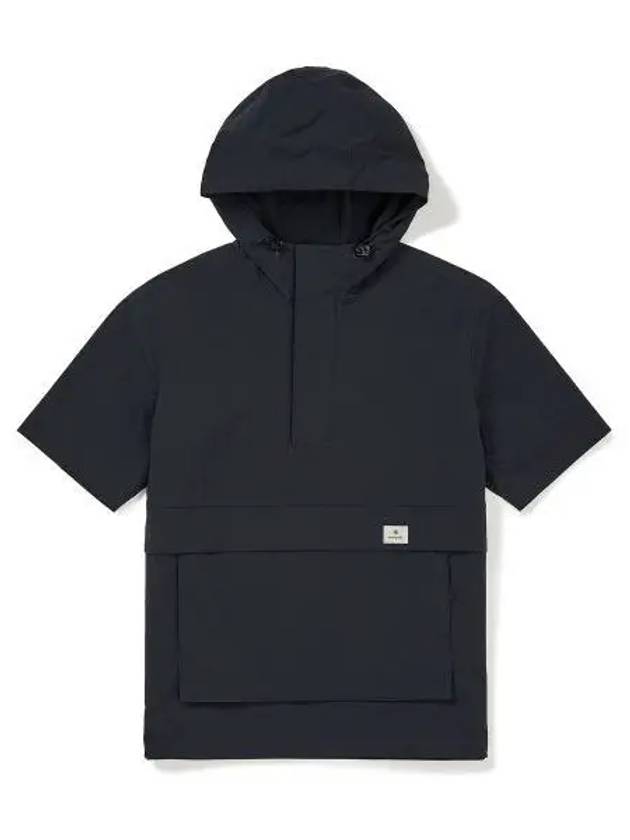 Root Hoodie Short Sleeve Anorak Navy S23MURAN65 - SNOW PEAK - BALAAN 1