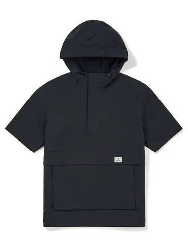 Root Hoodie Short Sleeve Anorak Navy S23MURAN65 - SNOW PEAK - BALAAN 1