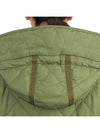 Parkgate Logo Quilted Hooded Padding Khaki - BURBERRY - BALAAN 11