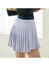 Golf Wear Unbalanced Split Band Pleated Skirt Lavender - J JANE - BALAAN 1