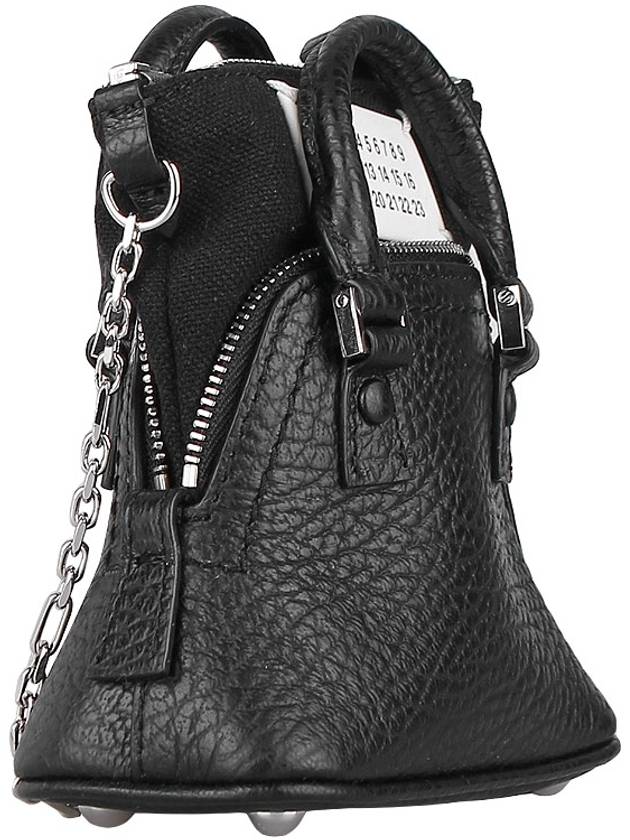 5AC Classic Baby Shoulder Bag Pale Black - MAISON MARGIELA - BALAAN 6