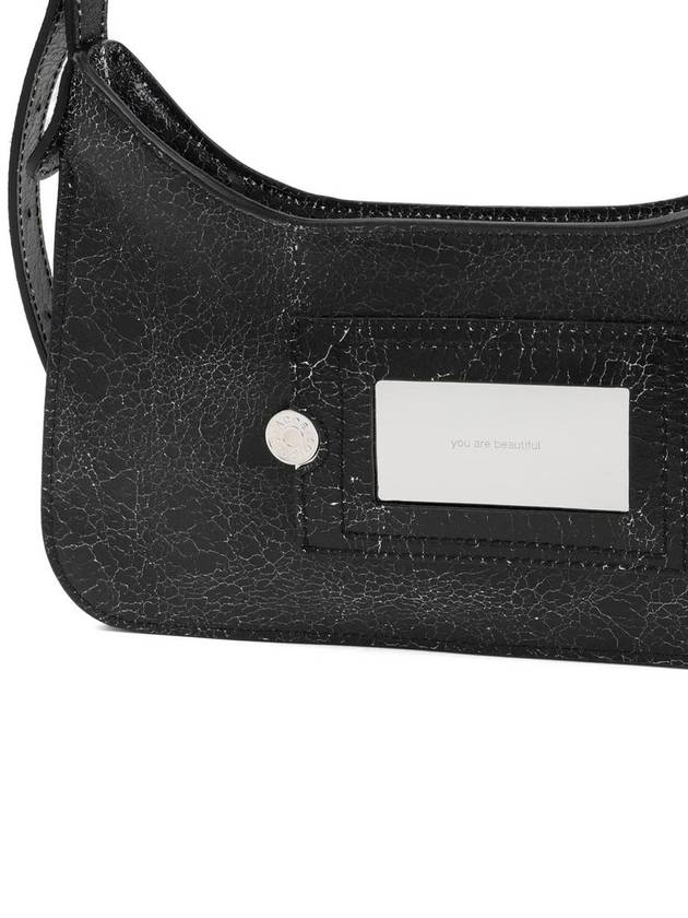 Platt Small Shoulder Bag Black - ACNE STUDIOS - BALAAN 4