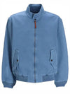 Stand Up Collar Bomber Jacket Vessel Blue - POLO RALPH LAUREN - BALAAN 2