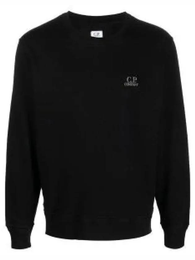 Logo Print Sweatshirt Black - CP COMPANY - BALAAN 2