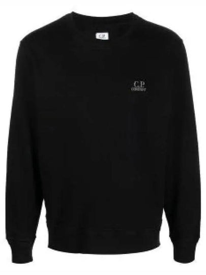 Logo Print Sweatshirt Black - CP COMPANY - BALAAN 2