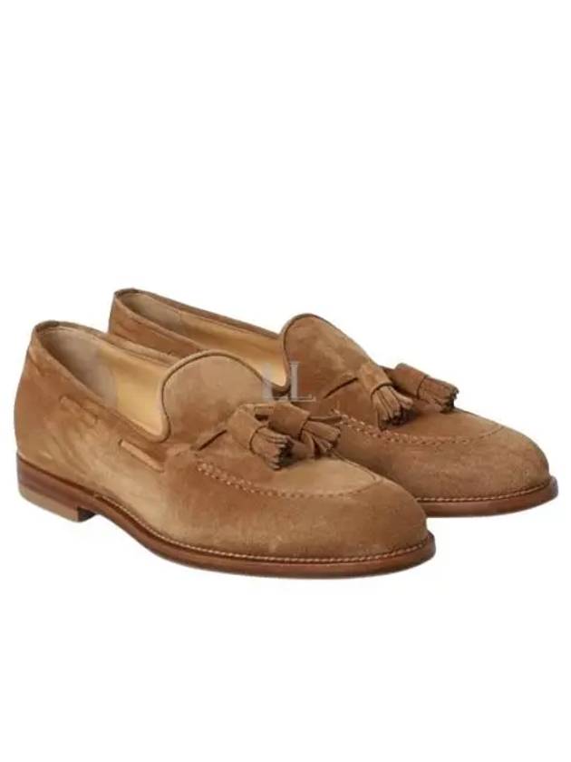 Tassel Decorated Suede Loafers Brown - BRUNELLO CUCINELLI - BALAAN 2