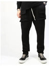 Creatch Pocket Drawstring Cargo Pants Black - RICK OWENS - BALAAN 3