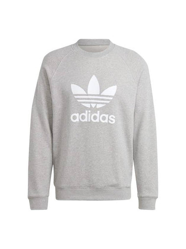 Adicolor Classics Trefoil Crewneck Sweatshirt Medium Grey Heather - ADIDAS - BALAAN 1