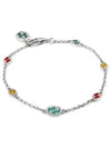 Enamel Interlocking G Bracelet Silver - GUCCI - BALAAN 2