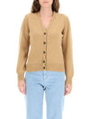 Soft Lambskin Ama Cardigan Beige - A.P.C. - BALAAN 4