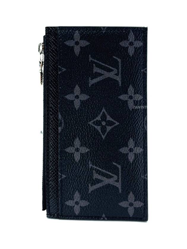 Monogram Coin Card Holder Black - LOUIS VUITTON - BALAAN 4