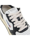 Medalist Leather Low Top Sneakers White Black - AUTRY - BALAAN 9