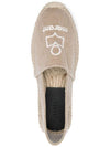 Canae Embroidered Logo Canvas Espadrilles Beige - ISABEL MARANT - BALAAN.