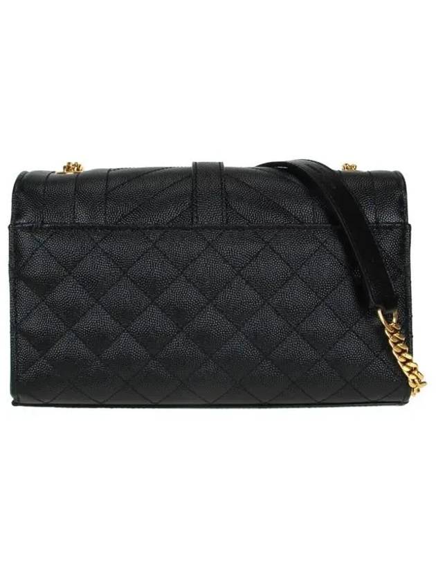 Matelasse Envelope Small Shoulder Bag Black - SAINT LAURENT - BALAAN 5