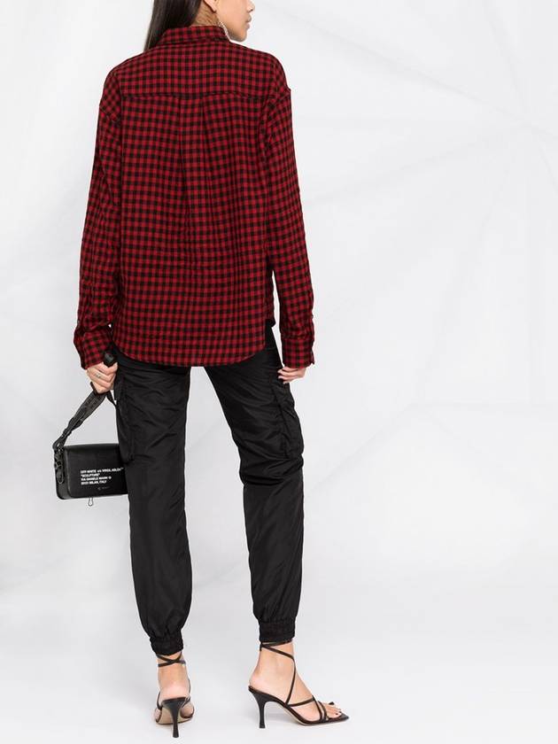 GINGHAM CHECK WOOL SHIRT jacket - DSQUARED2 - BALAAN 5