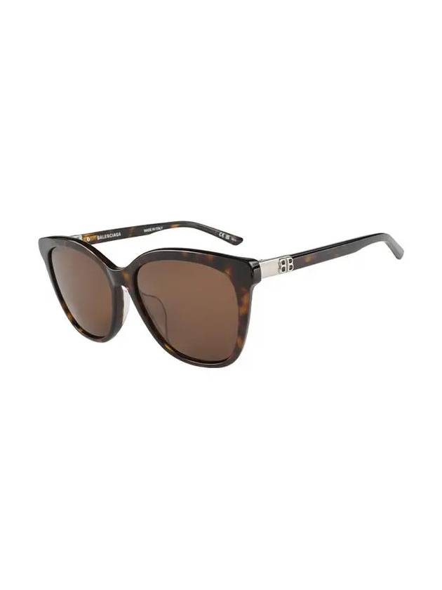 Eyewear BB Logo Asian Fit Sunglasses Havana - BALENCIAGA - BALAAN 4