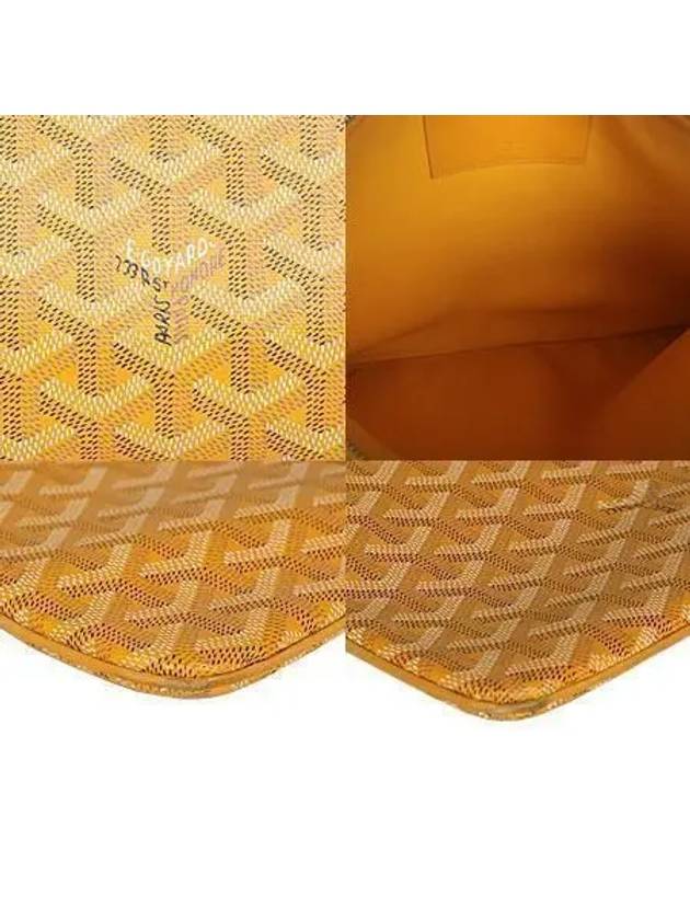 PVC special yellow color Sena GM clutch bag - GOYARD - BALAAN 5