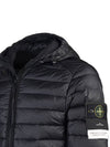 Loom Woven Chambers Recycled Nylon Down Padding Black - STONE ISLAND - BALAAN 6