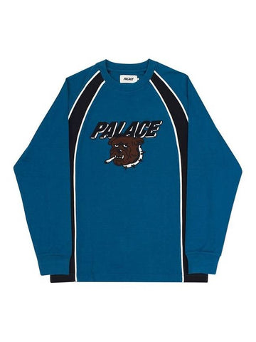 Pipe Bulldog Long Sleeve Navy Pipe Longsleeve Top Navy - PALACE - BALAAN 1