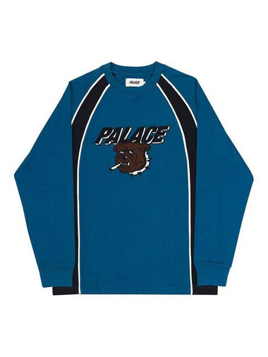 Pipe Bulldog Long Sleeve Navy Pipe Longsleeve Top Navy - PALACE - BALAAN 1