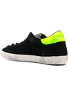 Women's Superstar Yellow Fluo Tab Classic Low Top Sneakers Blue Black - GOLDEN GOOSE - BALAAN 4