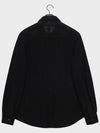 Cotton Lace Long Sleeve Shirt Black - NOIRER - BALAAN 4