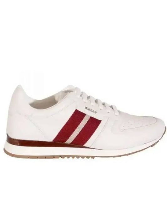 Astel Leather Low Top Sneakers White - BALLY - BALAAN 2