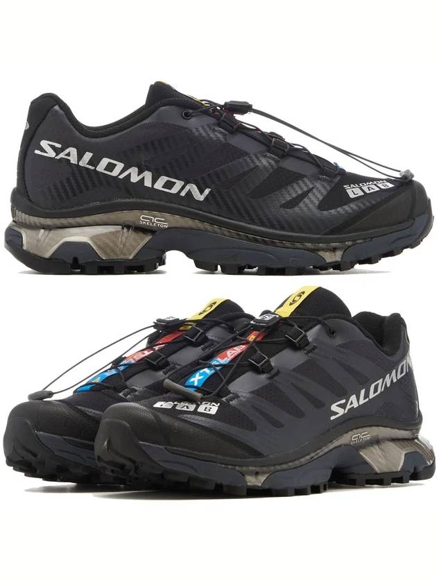 XT4 OG Low Top Sneakers Silver Black - SALOMON - BALAAN 2