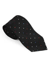 Polka Dot Silk Necktie Black - PAUL SMITH - BALAAN 3