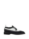 Trompe L'oeil Long Wing Knit Brogue Black - THOM BROWNE - BALAAN 2